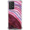 Plum Watercolor Geode Galaxy A52 5G Clear Case