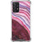 Plum Watercolor Geode Galaxy A72 5G Clear Case