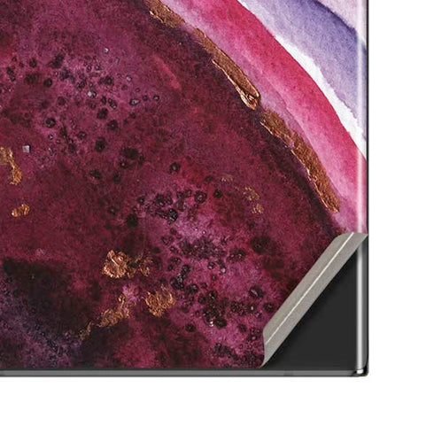 Plum Watercolor Geode Galaxy Note20 Ultra 5G Skin
