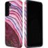 Plum Watercolor Geode Galaxy S22 Pro Case