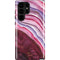Plum Watercolor Geode Galaxy S22 Ultra Pro Case