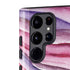Plum Watercolor Geode Galaxy S22 Ultra Pro Case
