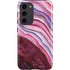 Plum Watercolor Geode Galaxy S23 Plus Pro Case