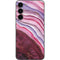 Plum Watercolor Geode Galaxy S23 Plus Skin
