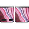 Plum Watercolor Geode Galaxy Z Flip Skin