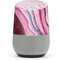 Plum Watercolor Geode Google Home Skin