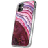 Plum Watercolor Geode iPhone 11 Clear Case