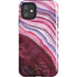 Plum Watercolor Geode iPhone 11 Impact Case