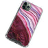 Plum Watercolor Geode iPhone 11 Pro Max Clear Case