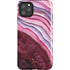 Plum Watercolor Geode iPhone 11 Pro Max Impact Case