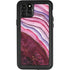 Plum Watercolor Geode iPhone 11 Pro Max Waterproof Case