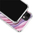 Plum Watercolor Geode iPhone 12 Mini Clear Case