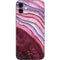 Plum Watercolor Geode iPhone 12 Mini Skin