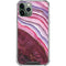 Plum Watercolor Geode iPhone 12 Pro Clear Case