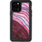Plum Watercolor Geode iPhone 12 Pro Waterproof Case