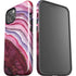 Plum Watercolor Geode iPhone 13 Impact Case