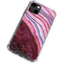 Plum Watercolor Geode iPhone 14 Clear Case