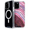 Plum Watercolor Geode iPhone 14 Pro Max MagSafe Case
