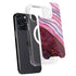 Plum Watercolor Geode iPhone 14 Pro Max MagSafe Case