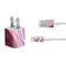 Plum Watercolor Geode iPhone Charger (5W USB) Skin