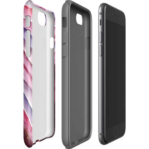 Plum Watercolor Geode iPhone SE (2nd & 3rd Gen) Pro Case
