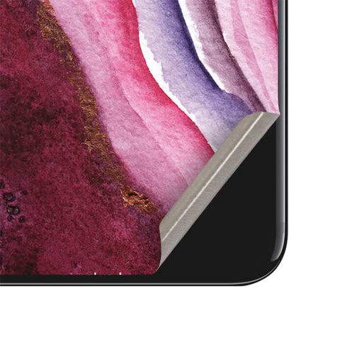 Plum Watercolor Geode iPhone SE (2nd & 3rd Gen) Skin
