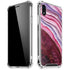 Plum Watercolor Geode iPhone XR Clear Case