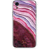 Plum Watercolor Geode iPhone XR Skin