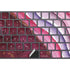 Plum Watercolor Geode Magic Keyboard with Numeric Keypad Skin