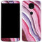Plum Watercolor Geode Moto E5 Plus Skin