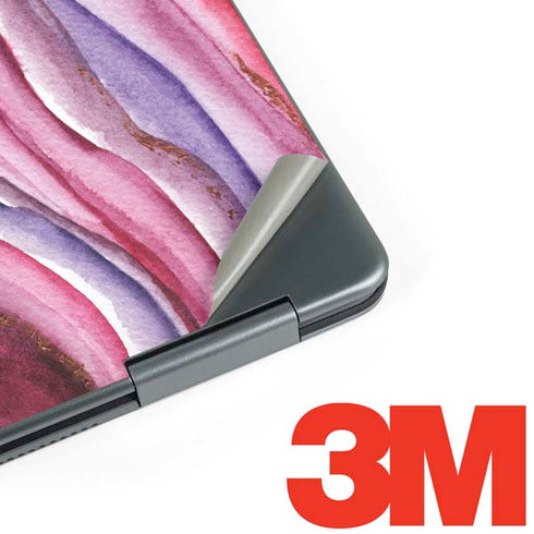 Plum Watercolor Geode Notebook 9 Pro 13in (2017) Skin