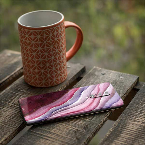 Plum Watercolor Geode OnePlus 7 Pro Skin