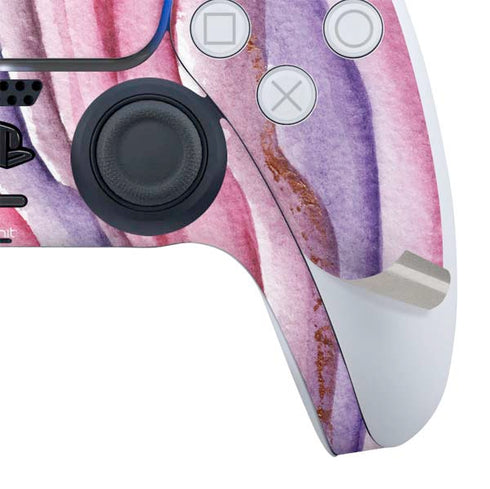 Plum Watercolor Geode PS5 Bundle Skin