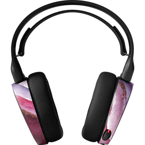 Plum Watercolor Geode SteelSeries Arctis 5 Skin