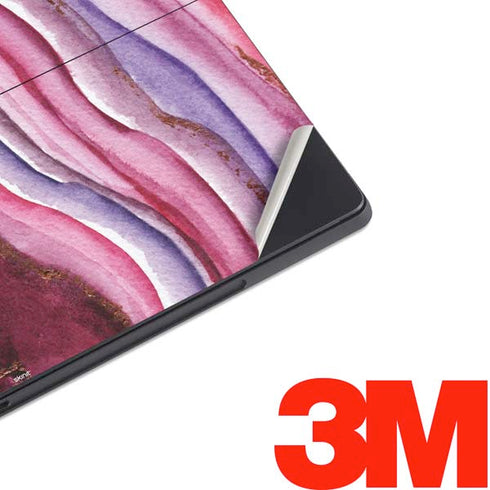 Plum Watercolor Geode Surface Pro 6 Skin