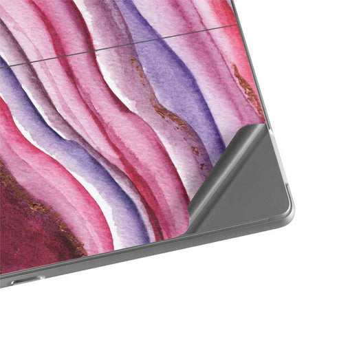 Plum Watercolor Geode Surface Pro 8 Skin