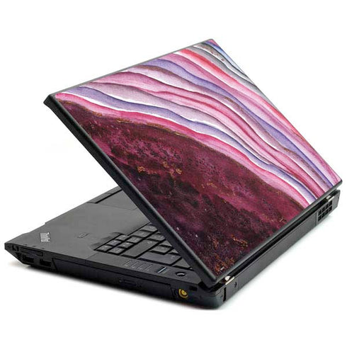Plum Watercolor Geode T440s Skin
