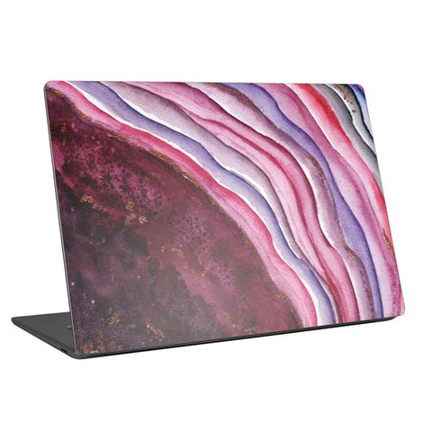Plum Watercolor Geode Universal Laptop 15in (12.2 x 8.8in) Skin