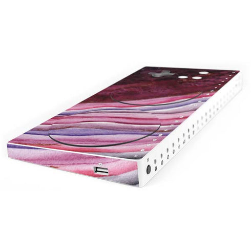 Plum Watercolor Geode Xbox Adaptive Controller Skin