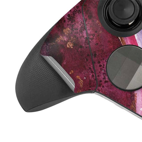 Plum Watercolor Geode Xbox Elite Wireless Controller Series 2 Skin