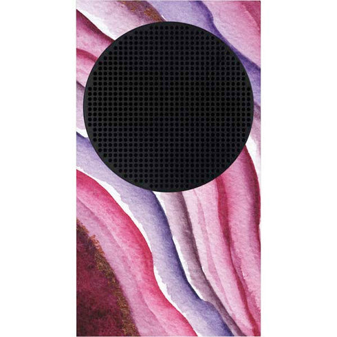 Plum Watercolor Geode Xbox Series S Skins