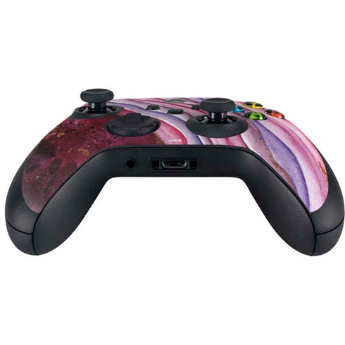 Plum Watercolor Geode Xbox Series X Controller Skin