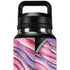 Plum Watercolor Geode YETI Rambler 36oz Bottle Skin