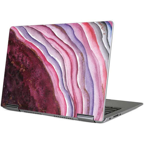 Plum Watercolor Geode Yoga 710 14in Skin