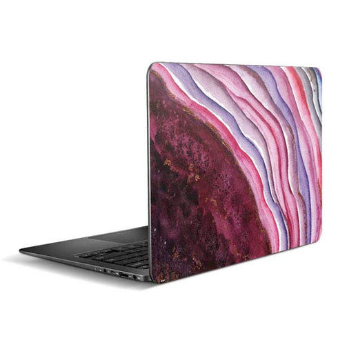 Plum Watercolor Geode Zenbook UX305FA 13.3in Skin