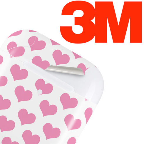 Plush Pink Hearts Apple AirPods 2 Skin