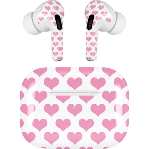 Plush Pink Hearts Apple AirPods Pro Skin