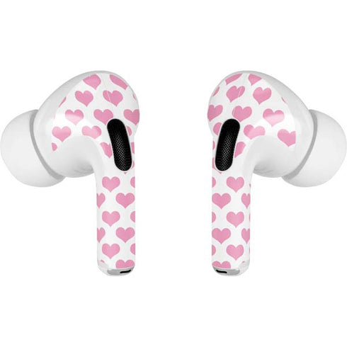 Plush Pink Hearts Apple AirPods Pro Skin