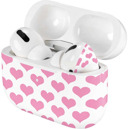 Plush Pink Hearts Apple AirPods Pro Skin