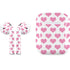 Plush Pink Hearts Apple AirPods Skin